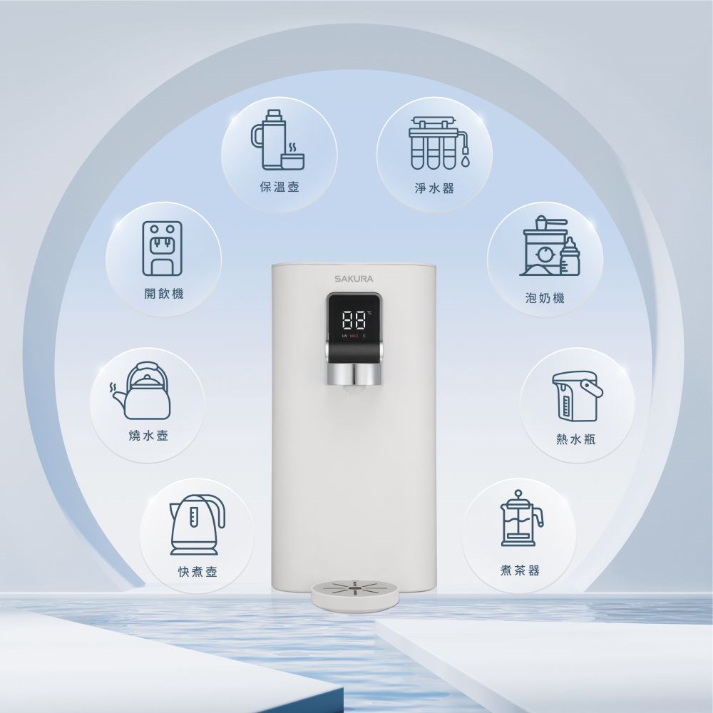 櫻花 SAKURA P5530W 桌上型熱飲機
