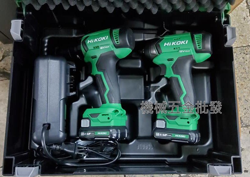 HIKOKI   12V超值組合雙機組WH12DA起子機+DV12DA震動電鑽,電動工具