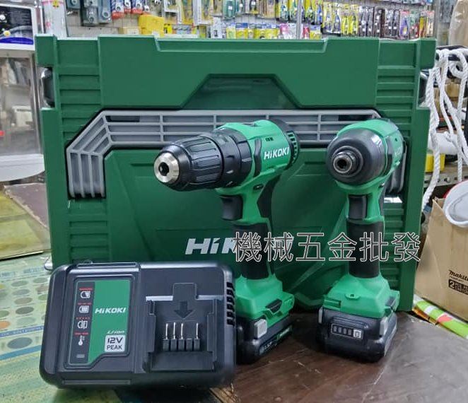 HIKOKI   12V超值組合雙機組WH12DA起子機+DV12DA震動電鑽,電動工具