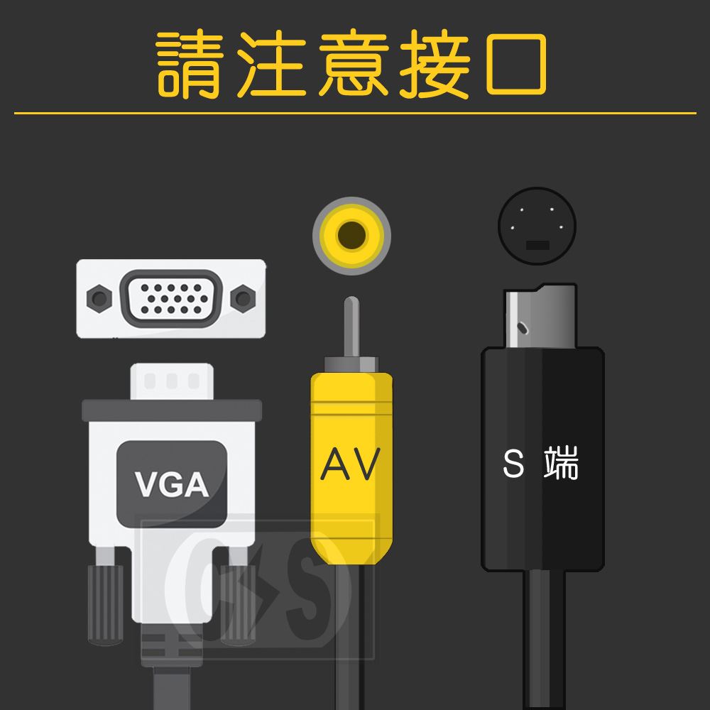 【健新電子】AV+S端 轉 VGA 視訊轉換盒 / VGA / 訊號轉接