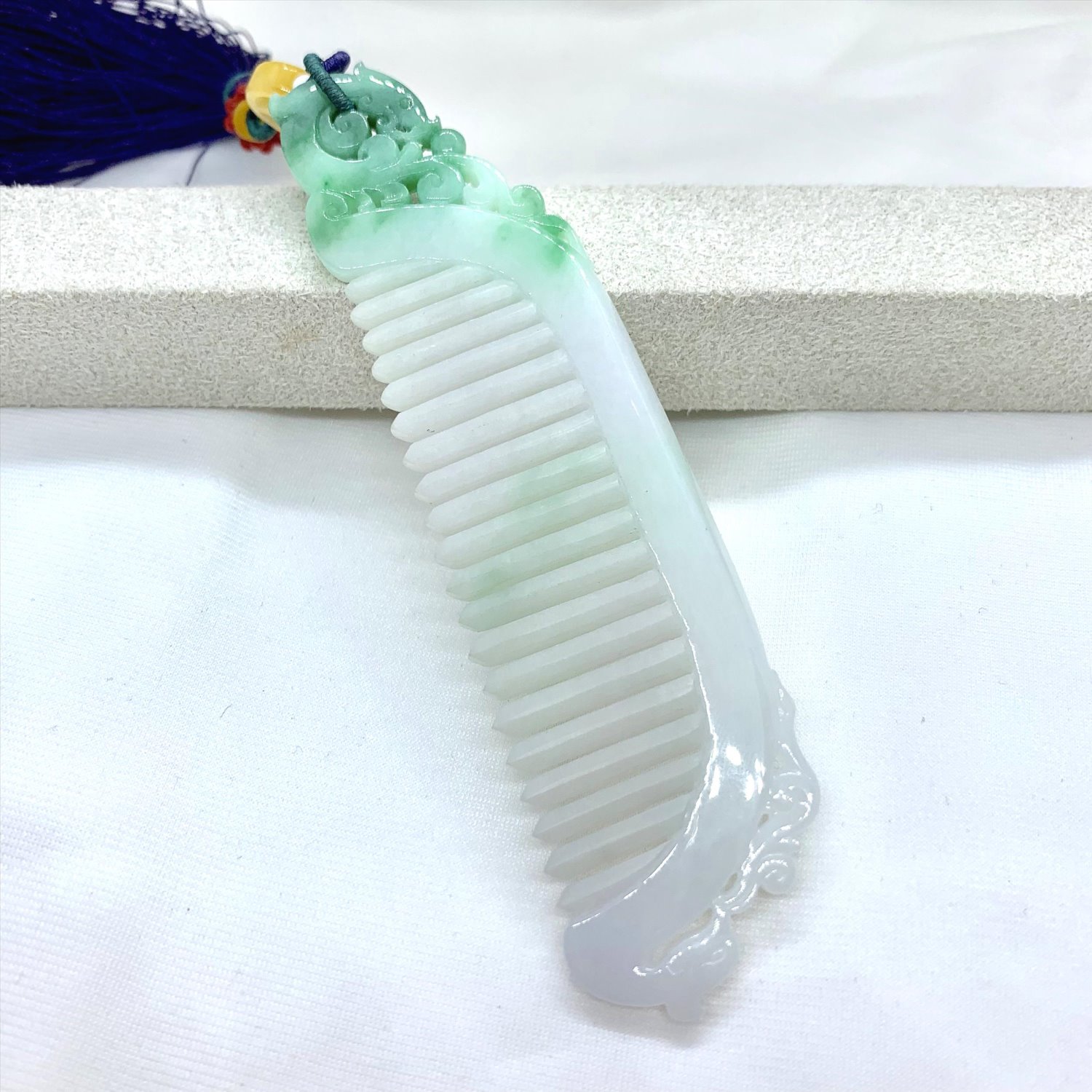 翡翠鳳頭梳