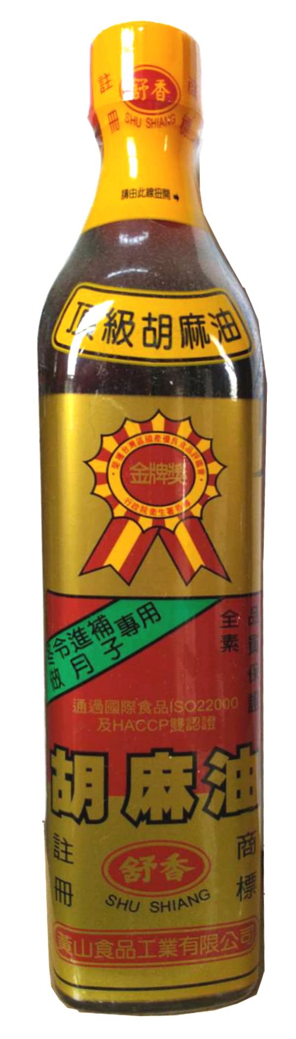 舒香牌 頂級胡麻油 500ml