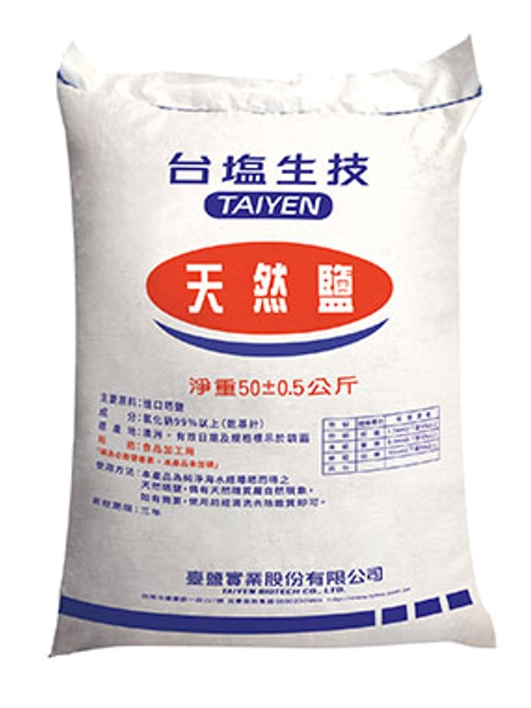 台鹽天然鹽 25KG 粗鹽 食品加工用