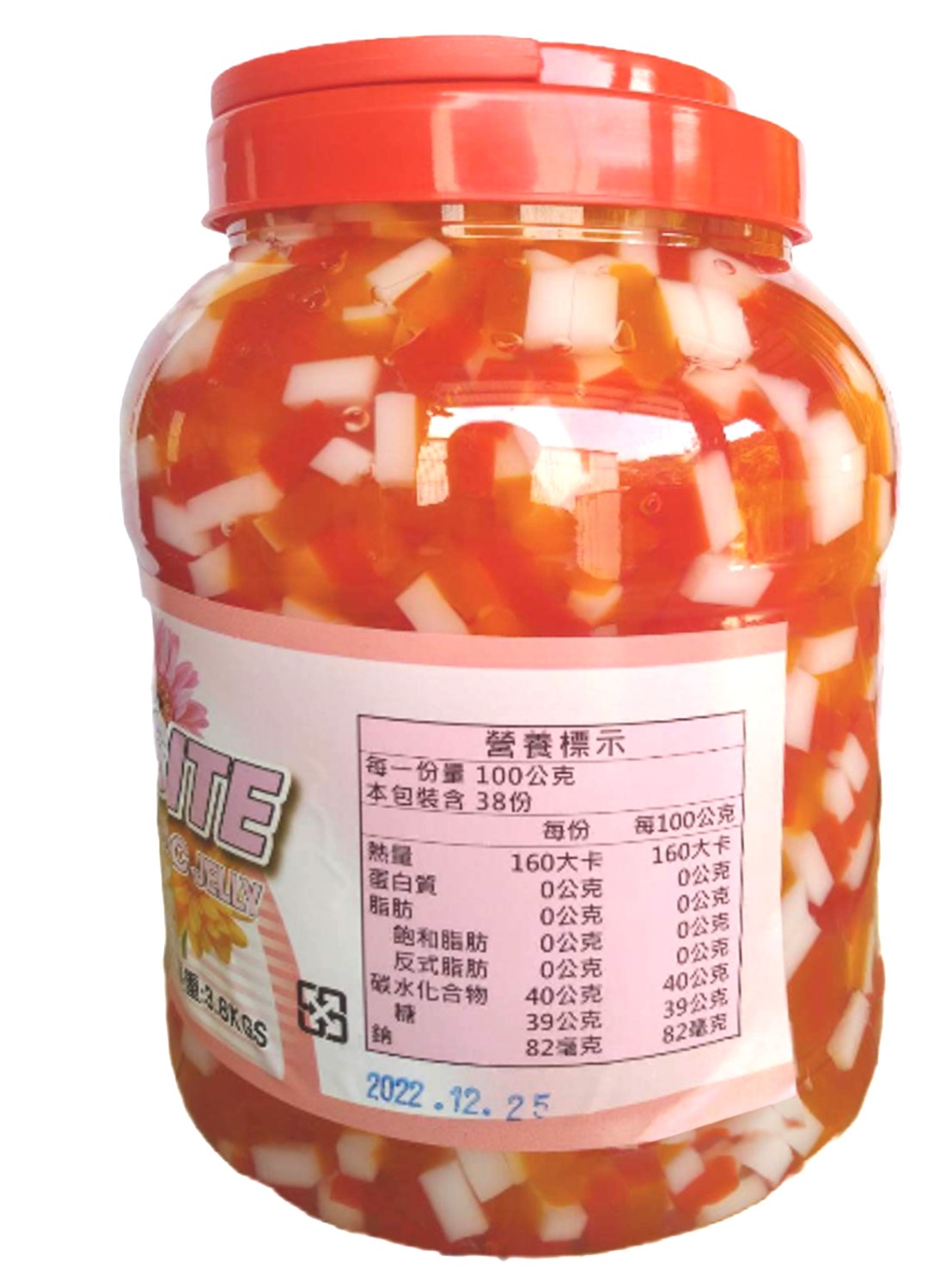 魔力晶磚 三色Q果蒟蒻 3.8KG