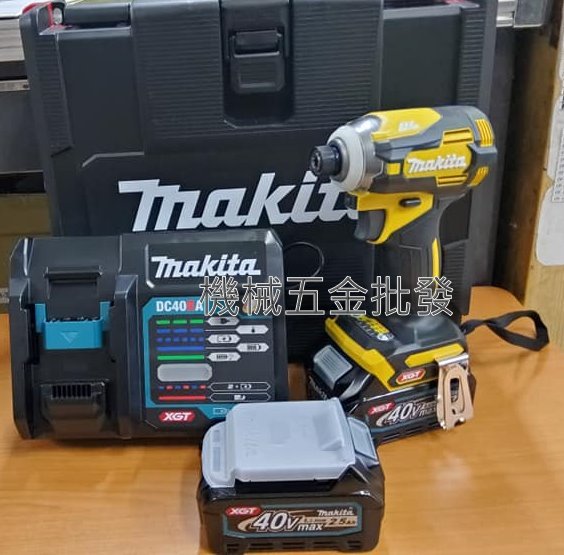  makita {牧田} TD001GD207 40V 2.5充電式無刷衝擊起子機【日本製】鳳梨黃 限定版,電動工具