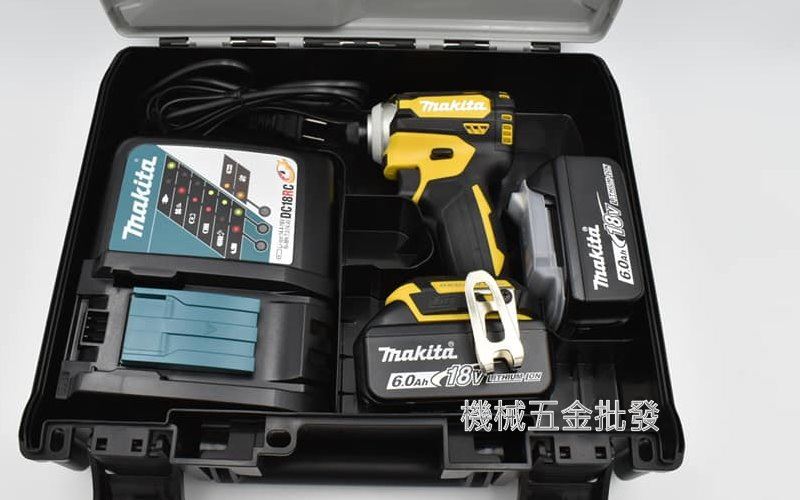 MAKITA {牧田} DTD171GEFY 鳳梨黃 18V充電式無刷衝擊起子機 雙6.0A電池【日本製】限定版,電動工具