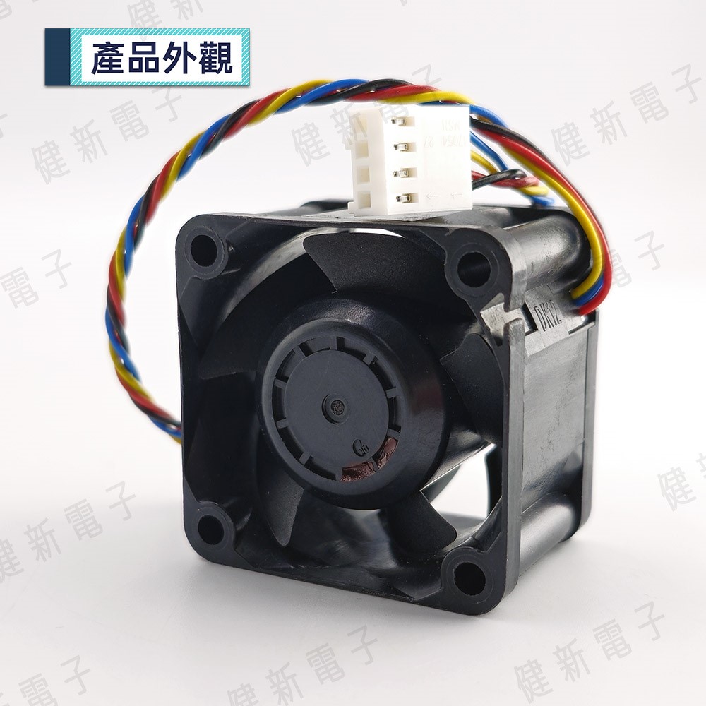 DC12V 小4P PWM散熱風扇 4x2.8 cm 0.12A