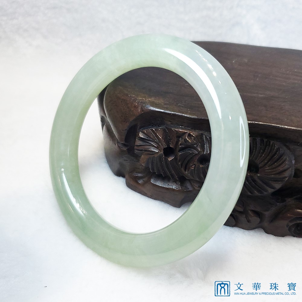 芙蓉圓骨玉鐲