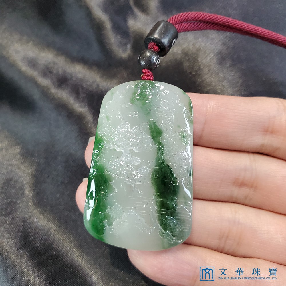 翡翠山水牌