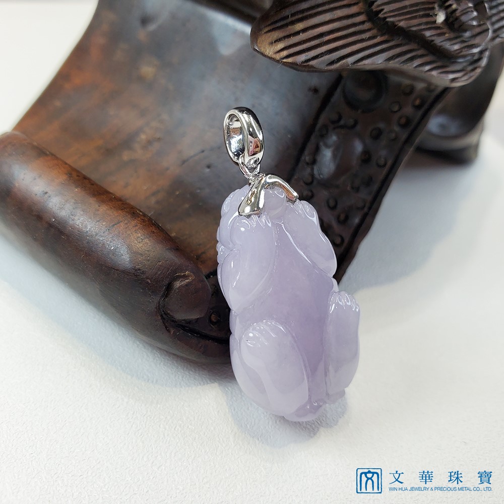 粉紫貔貅玉墜(已售出)