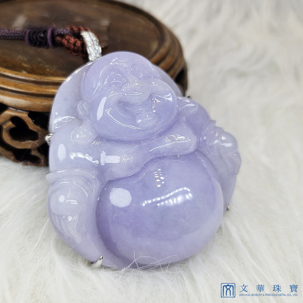 紫玉大尊佛公 贈精美中國繩乙入(已售出)