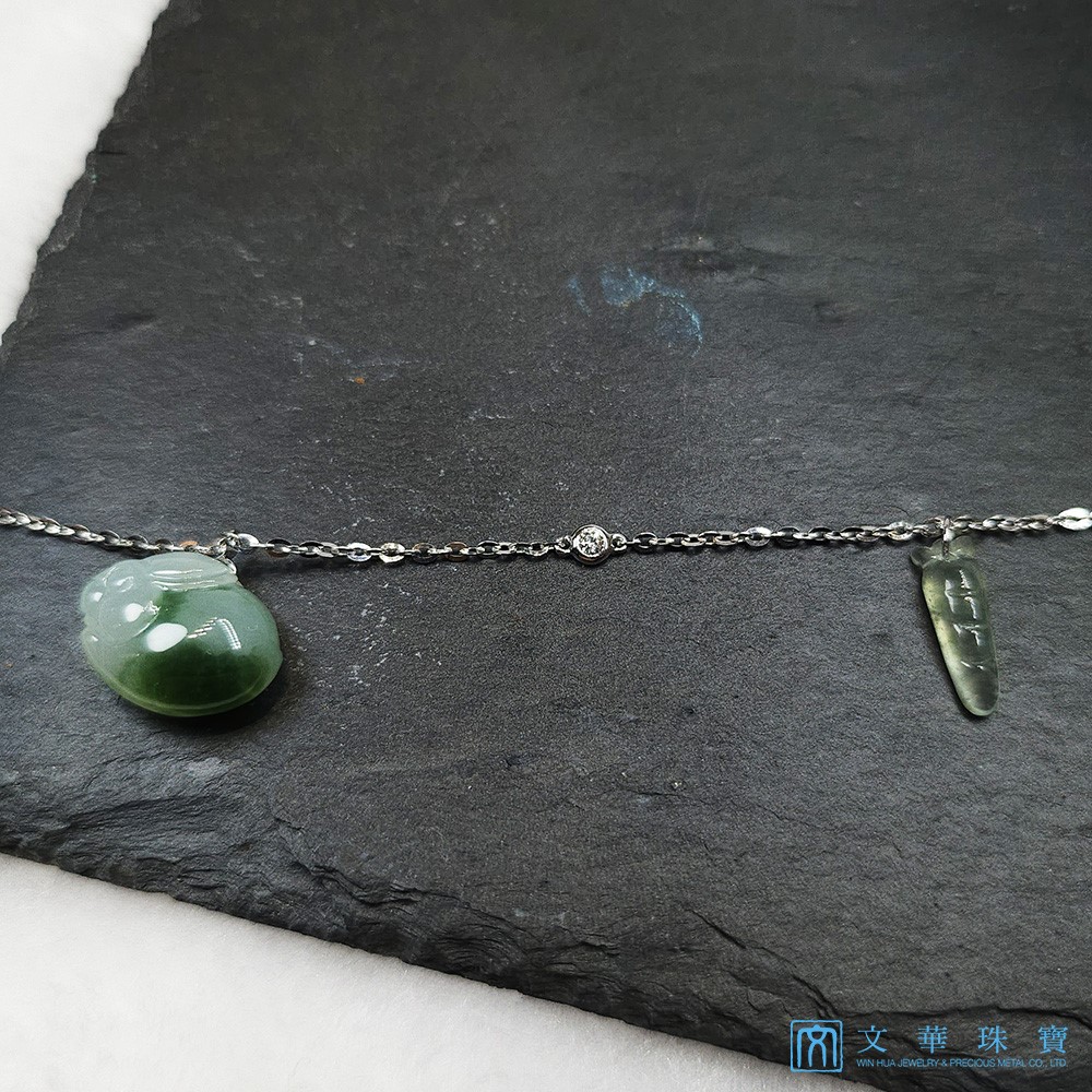 胡蘿蔔與兔子K金手鍊 18K(已售出)