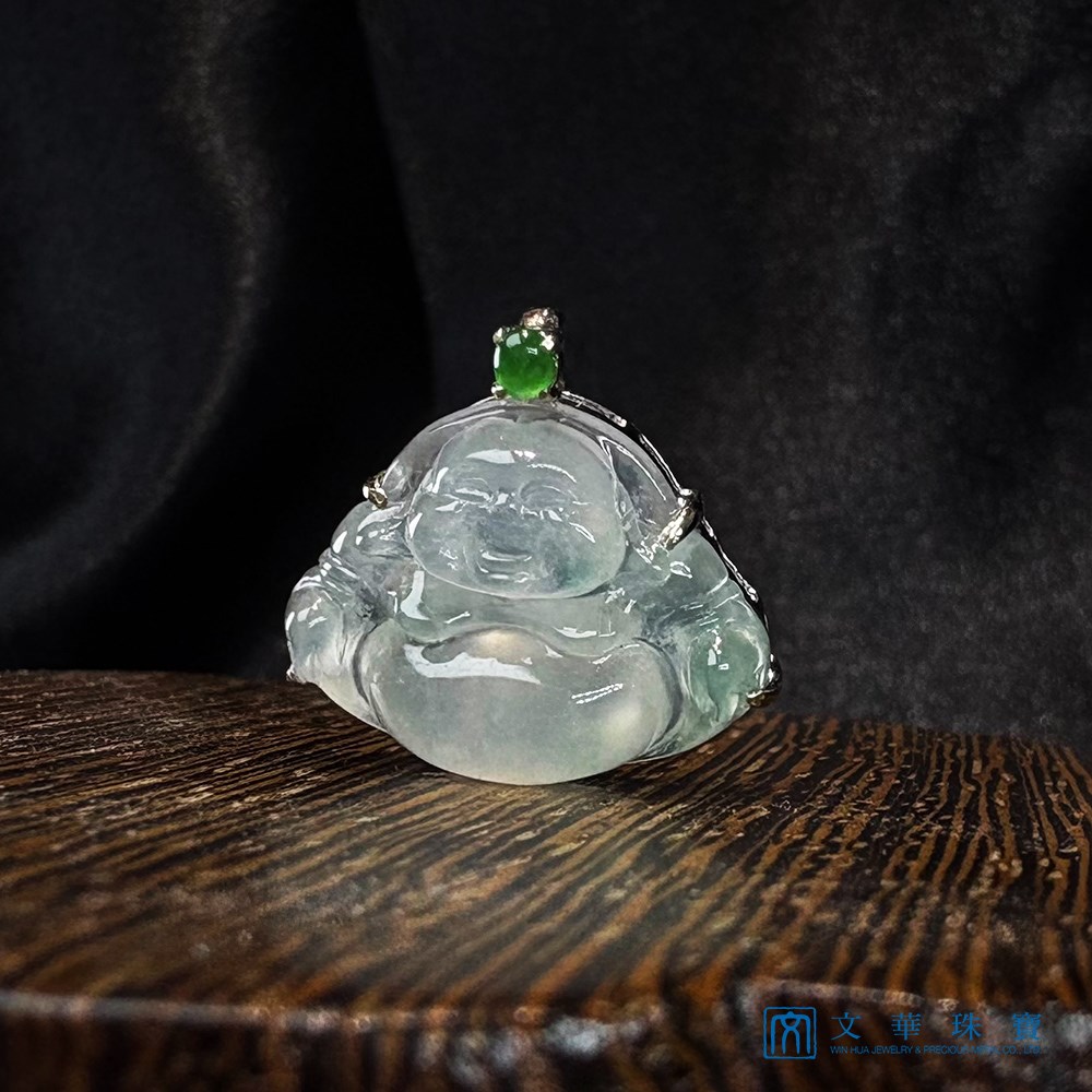 高冰起瑩小彌勒玉墜