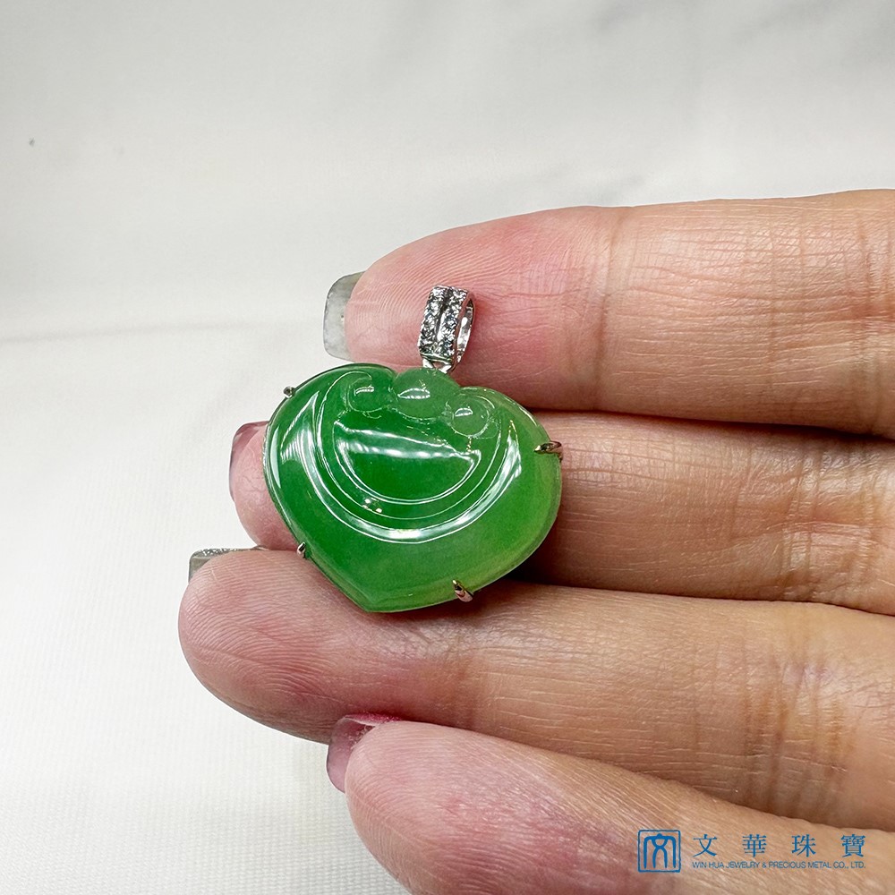 翡翠如意玉墜