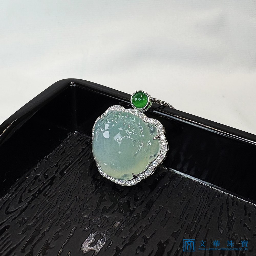冰種三腳蟾玉墜(已售出)