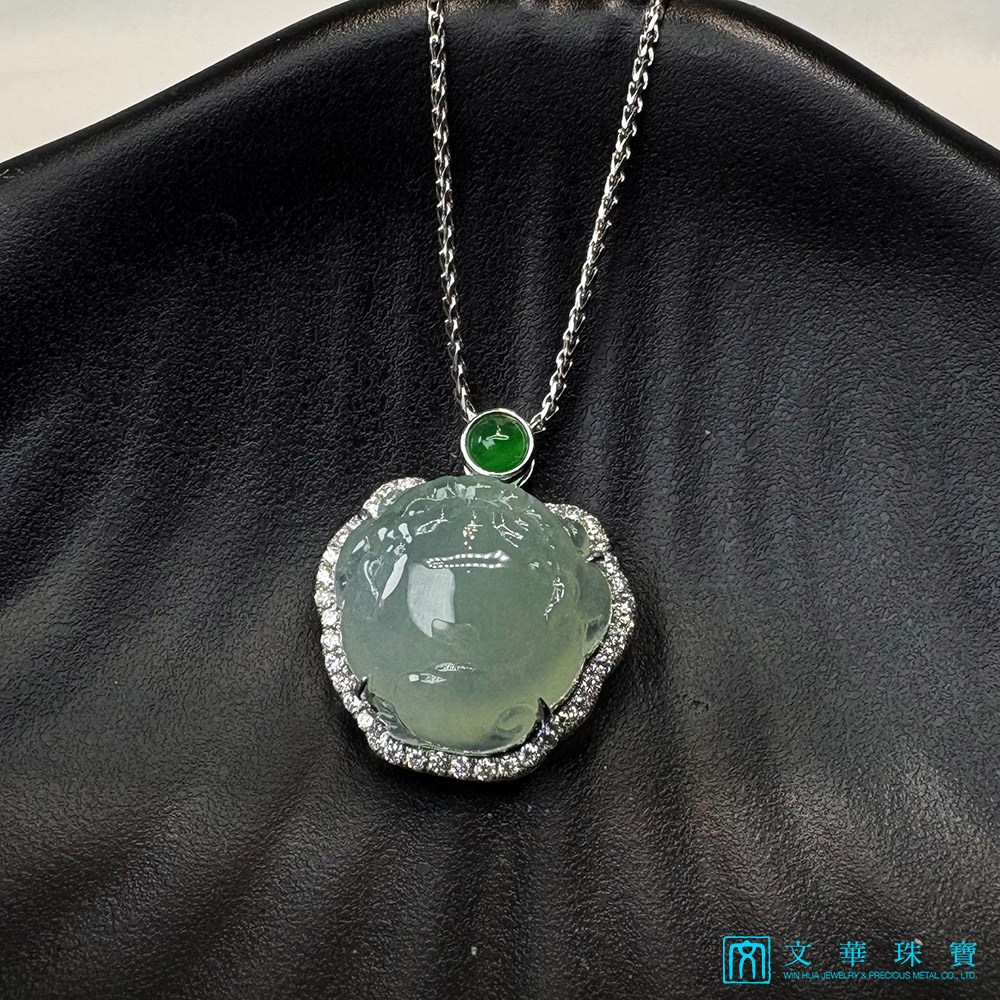 冰種三腳蟾玉墜(已售出)