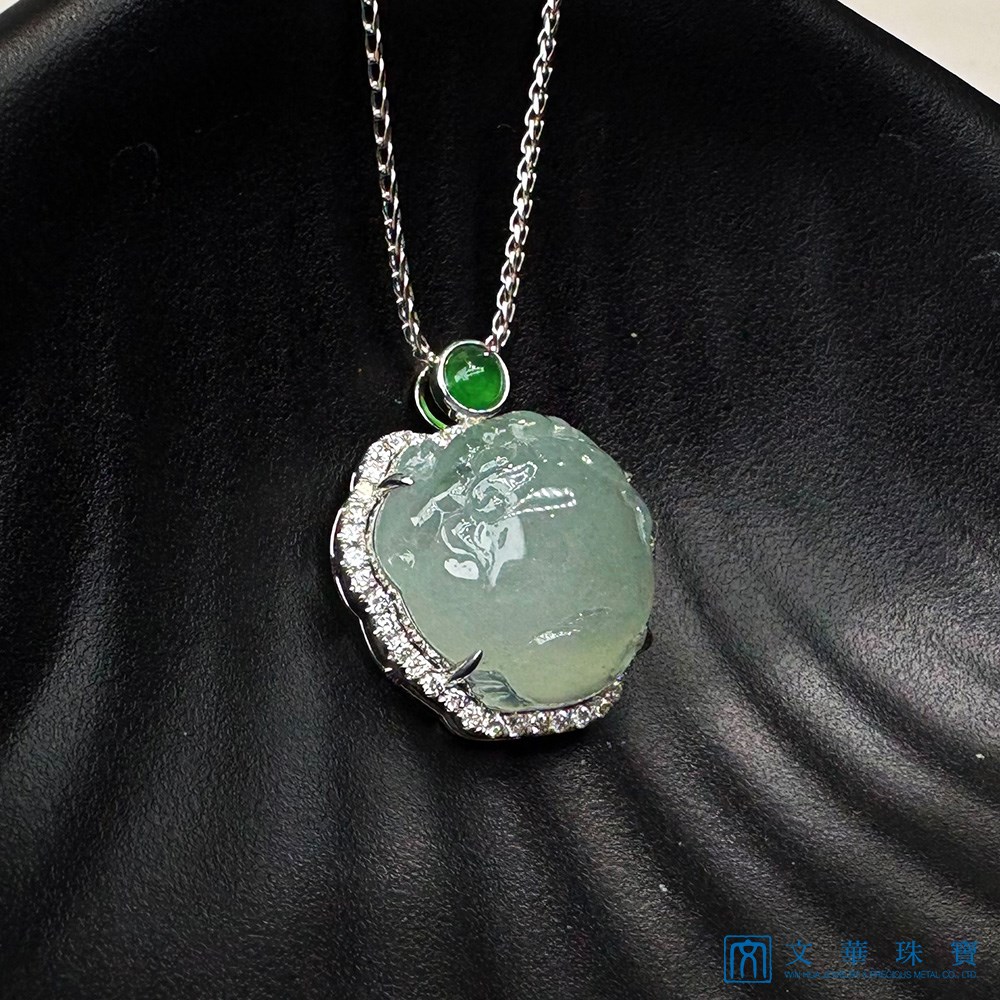 冰種三腳蟾玉墜(已售出)