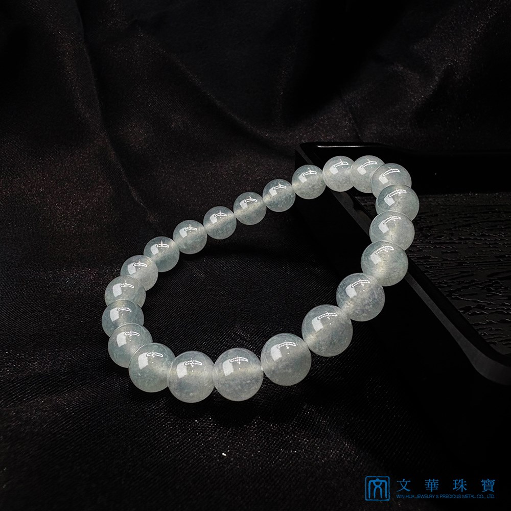 高冰翡翠圓珠手鍊 約8mm