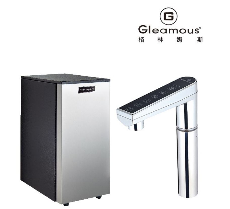 【Gleamous格林姆斯】K800冷熱雙溫觸控出水廚下型飲水機(搭配3M 9812X三道式淨水器)