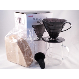 HARIO ESD-02TB-EX-M  V60 樹脂濾杯 滴漏咖啡壺組