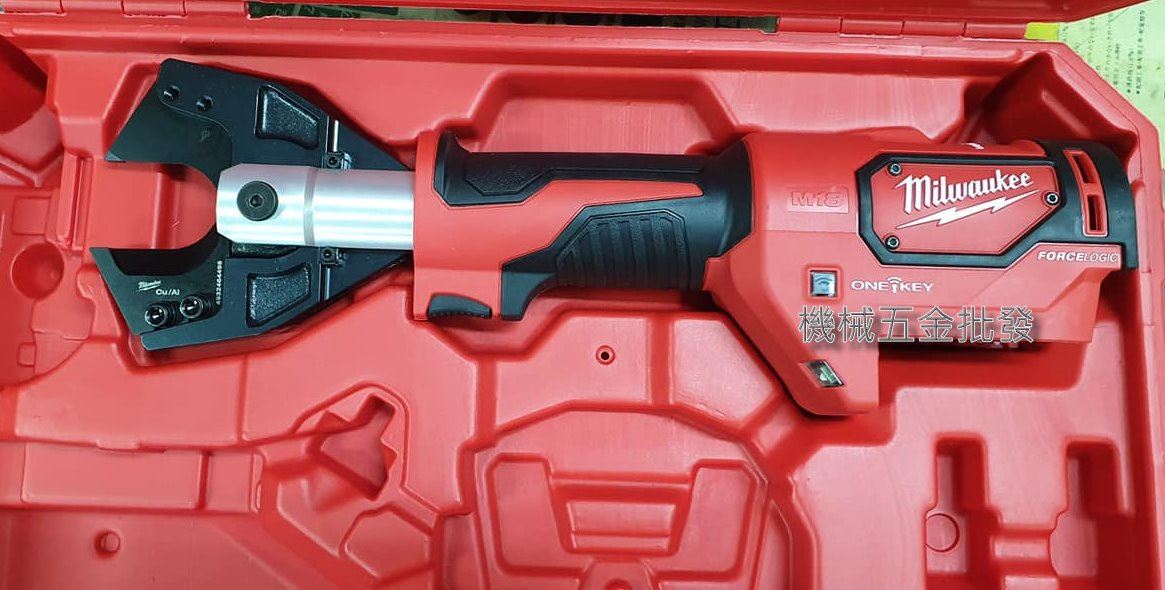 Milwaukee {米沃奇} M18 HCC -OC 18V充電式6T液壓剪電纜線機【單主機】,電動工具