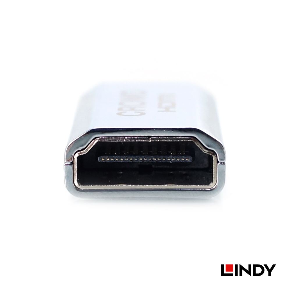 林帝 CROMO HDMI 2.0 鋅合金鍍金延長對接 A母對A母 2160P 4K 