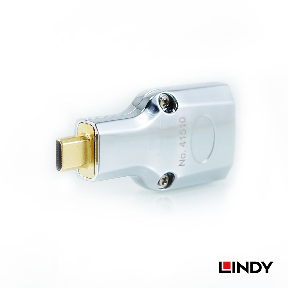 林帝 CROMO HDMI 2.0 鍍金 轉接頭-Micro HDMI公轉HDMI母