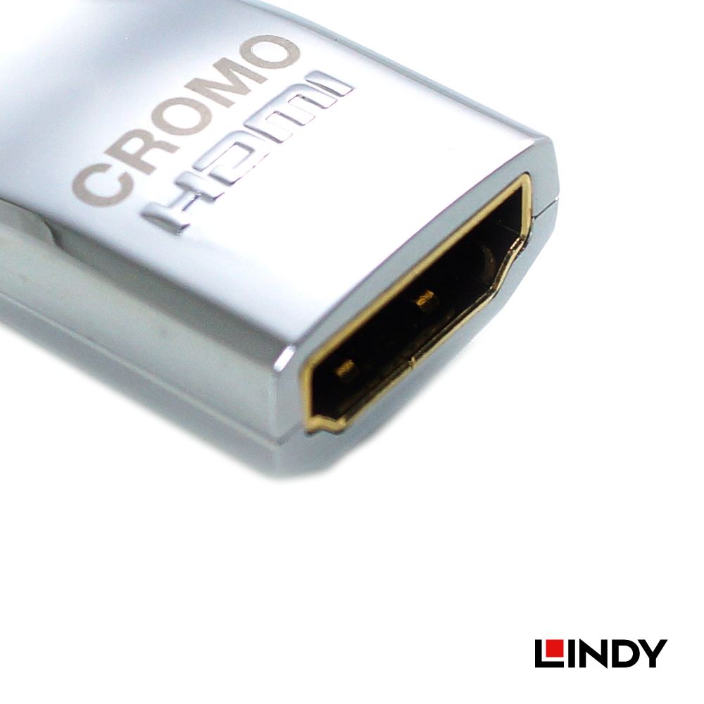 林帝 CROMO HDMI 2.0 鍍金 轉接頭-Micro HDMI公轉HDMI母