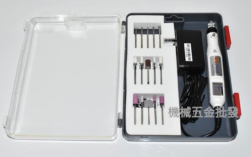 WECHEER WE242 可調速電動刻磨 多功能研磨含配件 指甲修剪 美甲機 雕刻機,電動工具