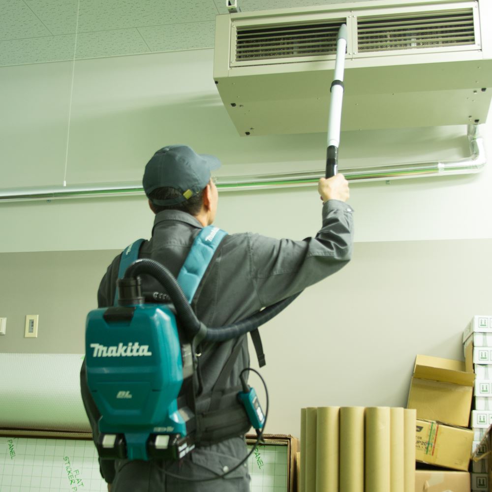 makita {牧田} DVC260ZX2 36V(18Vx2)充電式無線HEPA背負式吸塵器【單主機】,電動工具