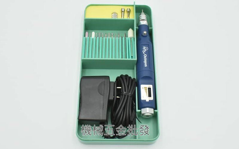 Octopus {章魚牌} 254.600 電動筆型刻磨機 磨甲機 110/220V通用 18件組,電動工具