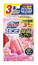 小林製藥 馬桶清潔香氛花瓣凝膠(補充)-粉色花香