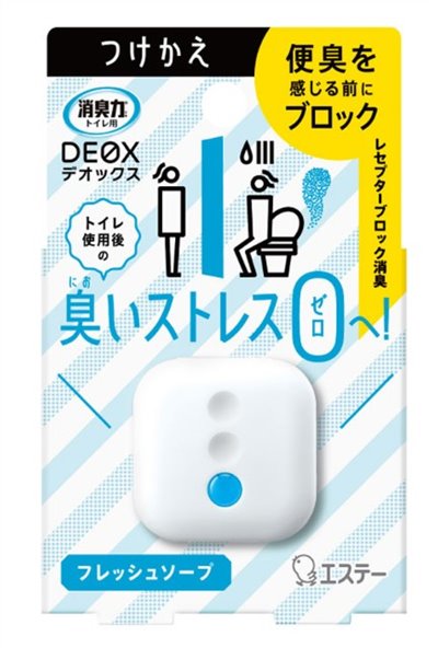 雞仔牌 DEOX 消臭力浴廁淨味芳香劑(補充)6ml-清淨皂香 
