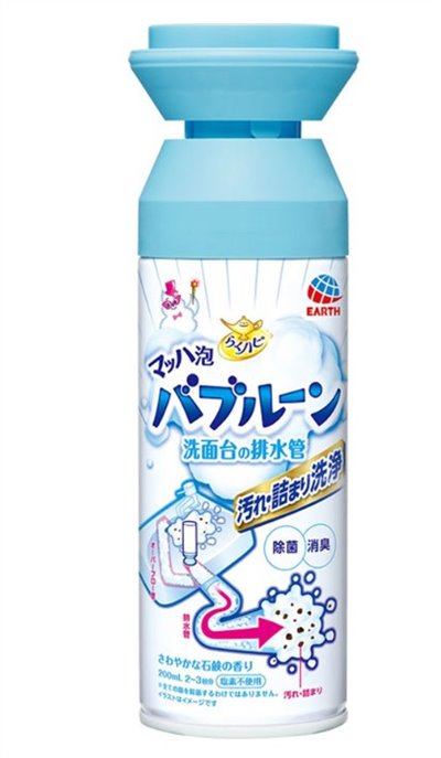 Earth 排水管除菌泡沫清潔劑200ml