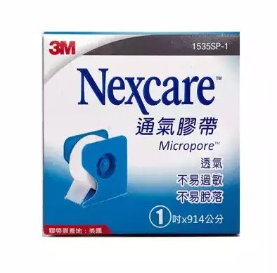 3M通氣膠帶1吋(含膠台)