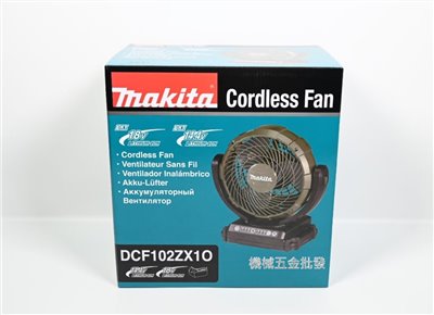 makita {牧田} DCF102ZX10 18V軍綠色充電式電風扇 【單主機】