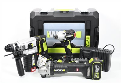 WORX {威克士} WU939-2.1 WU388+WU808+WU290 20V充電式三機組