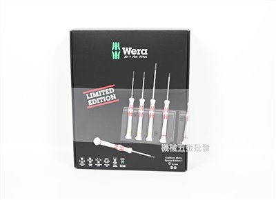 wera 精密電子起子6支組 附收納架 2035/6jp 日本限量版 精密十字 一字