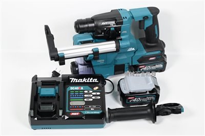 makita {牧田} HR010GD201 40V充電式無刷四溝鎚鑽 輕巧型