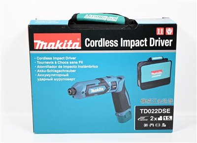makita {牧田} TD022DSE 7.2V可折式充電式衝擊起子機 