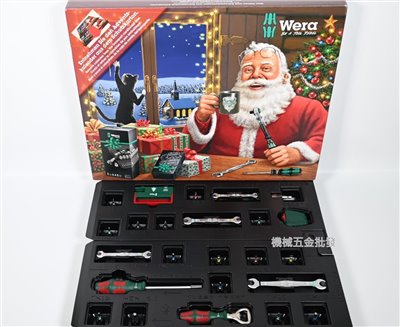  wera 德國 2022CH 起子頭/扳手/不鏽鋼起子頭/開瓶器 2022聖誕禮盒組合包套組