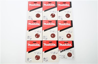  makita {牧田} 125mm 黏扣式圓砂紙【BO5031 BO5041用】油漆/木頭