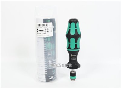  德國 {Wera} 7441 可調式扭力起子 可接六角起子頭 刻度1.2-3.0N.m