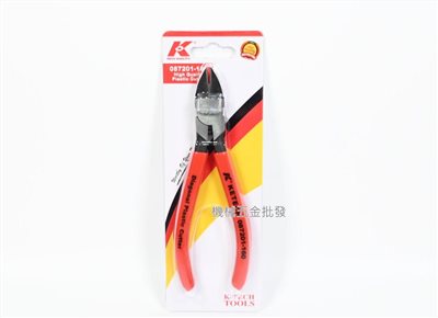 KETECH {台灣 K牌} 087201-160 強力型塑膠斜口鉗 160MM