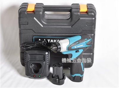 TAKABA KA-12DVD 12V2.0A充電式衝擊起子機 雙電池