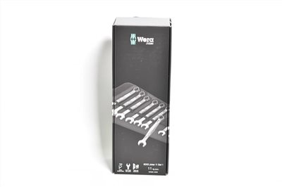  wera {德國} 6003 Joker 11 set 1 組合扳手11支組 開口扳手 翻轉角度7.5度