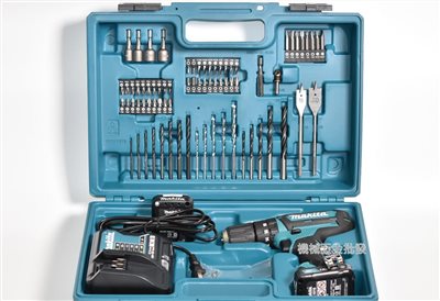 makita {牧田} HP331DSYX1 12V1.5AH 充電式震動電鑽 附74件配件組
