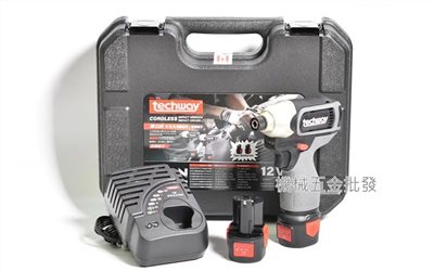 techway {鐵克威} M26605238 12V充電式無刷衝擊起子機 鎚擊起子機