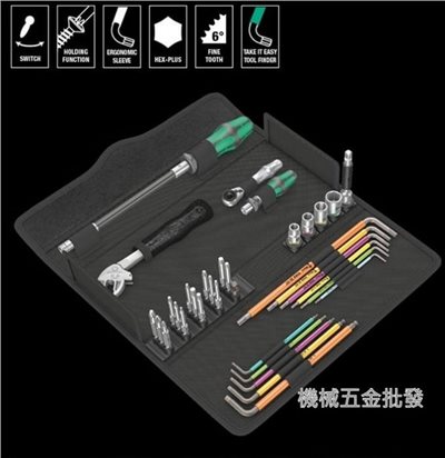  wera  德國 KK-F1專業窗戶工具組 35件組 附帆布包