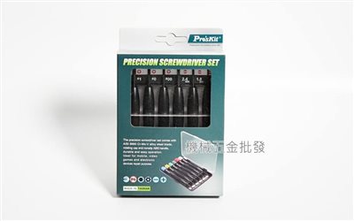  Pro'skit {寶工} 8PK-2061 彩色十字 一字 精密起子 鐘錶起子組 6支組